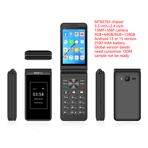 Customize At&amp;t <strong>Verizon</strong> Unlock Flip Phones for Usa with Wifi Whatsapp Touch Screen 4g Android Keypad Mobile Flip Phone - Product Image 5