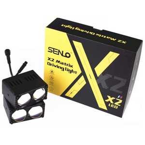 Senlo fabrika X2 artı LED far çift Lens Mini sürüş işık lambası sis su geçirmez motosiklet araba aydınlatma sistemleri için - Product Image 1