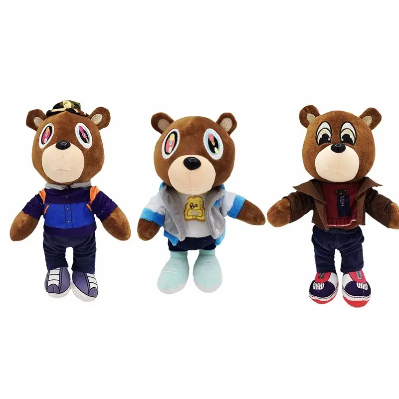 Personalizada Popular cantante Kany oso juguetes de peluche con ropa para regalos al por mayor peluche muñecas dormitorio decoraciones