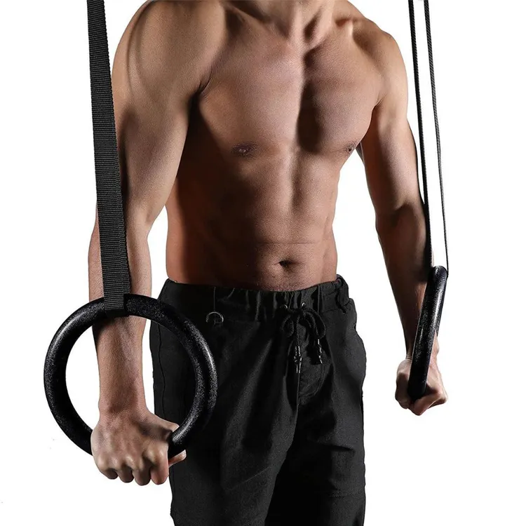Home attrezzature da palestra tirare allenamento potenza allenamento Fitness ABS anelli da ginnastica per palestra regolabili