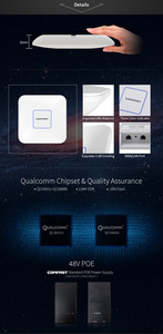 N300 wifi erişim noktası wi-fi ap Comfast cf-e355acv2 kablosuz tavan AP OEM kapalı kablosuz yönlendirici tp wifi erişim noktası - Product Image 4