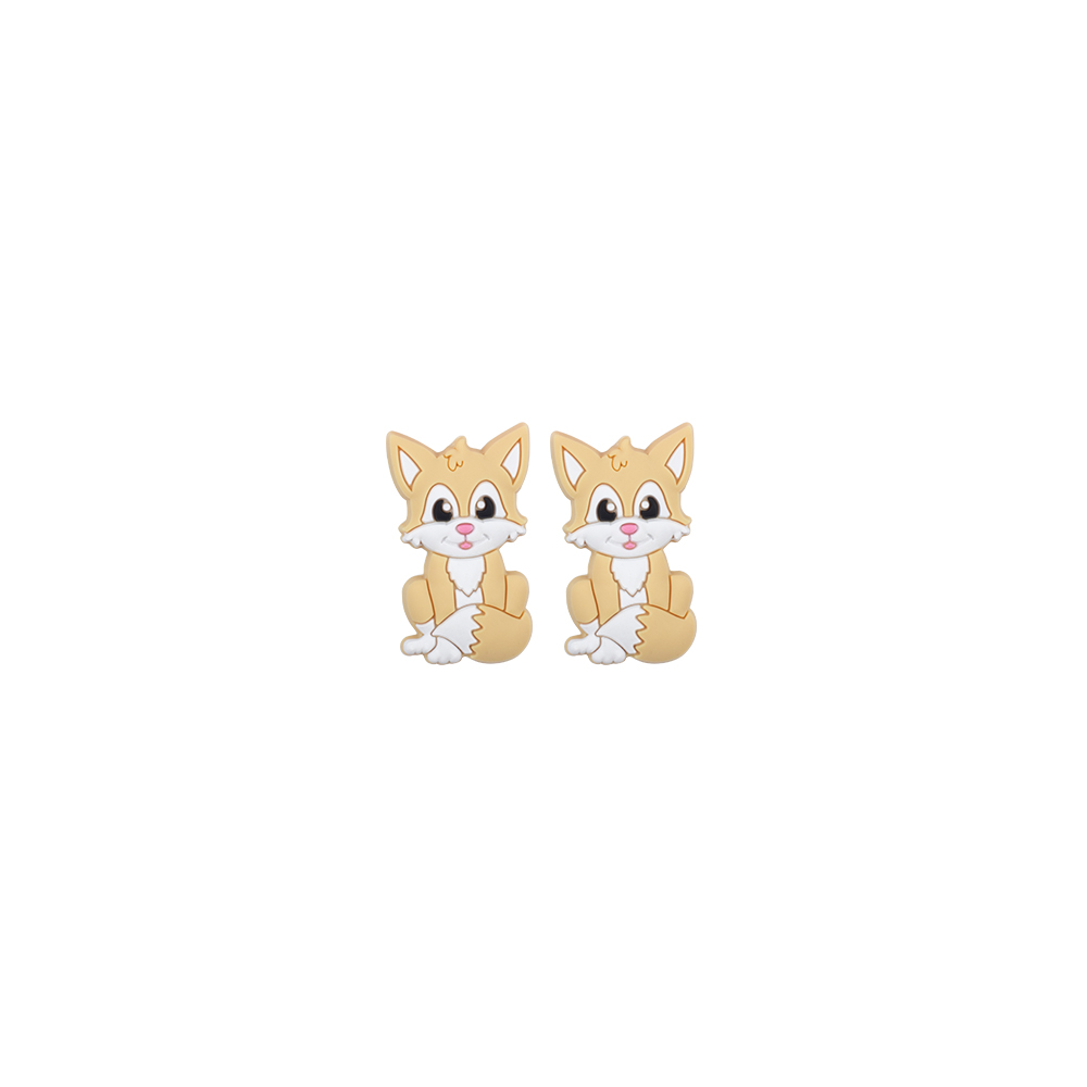 Perle focale Fox Marron clair SA81