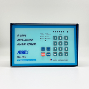 Sistema de alarma de seguridad para el hogar, alarma antirrobo inteligente de tamaño Mini con cable, 6 zonas, con marcador automático