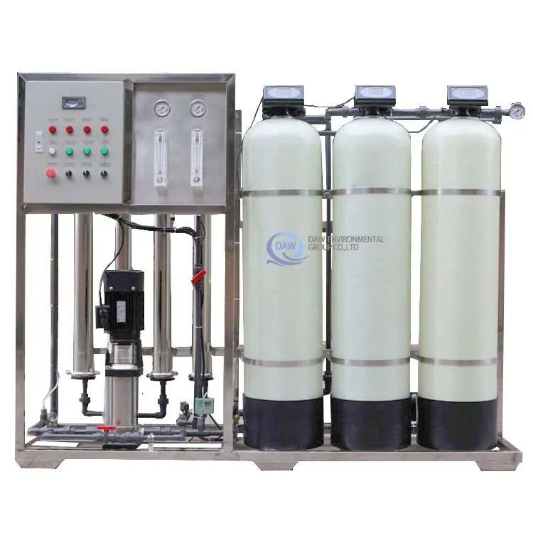 1000lph 1 T/h Fernbedienung ro Maschine Wasser auf bereiter Trink panel Solar Industrie Umkehrosmose