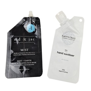 0.165oz 2g 5ml 10mlプラスチックバッグ化粧品サンプルサシェスキンケアミニ小型ボディスクラブローションフェイスクリームリキッドスパウトポーチ - Product Image 2