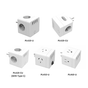Adattatore da viaggio elettrico più recente per presa di prolunga usb adattatore da viaggio universale con presa presa tipo-C 4USB EU - Product Image 6