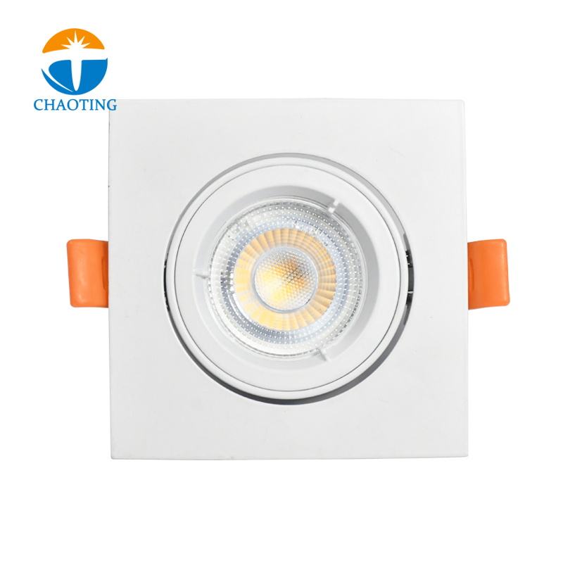 Le montage GU10 carré contiennent l'ampoule