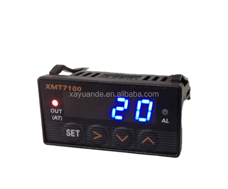 Controlador de temperatura digital xmt7100, medidor colorido