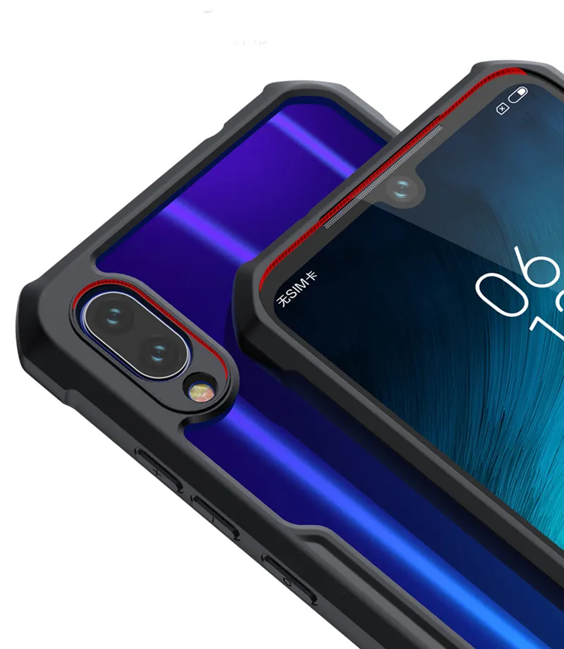 Ốp Lưng Điện Thoại Ốp Lưng Cho Xiaomi Redmi Note 7 Ốp Lưng Nhựa PC Trong Suốt