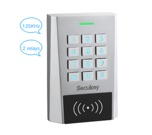 Wasserdichtes IP66-Dual-Relais-Tastatur-Zugangskontrollsystem, 12 ~ 28V AC/DC 125kHz Proximity EM-Karten zugriffs kontrolle für 2 Türen - Product Image 1