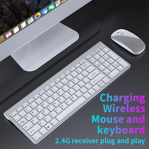 Factory Direct Sale Ultra-thin <strong>2</strong>.4Ghz Dual Mode <strong>Keyboard</strong> and <strong>Mouse</strong> Combo Set for Office - Product Image 3