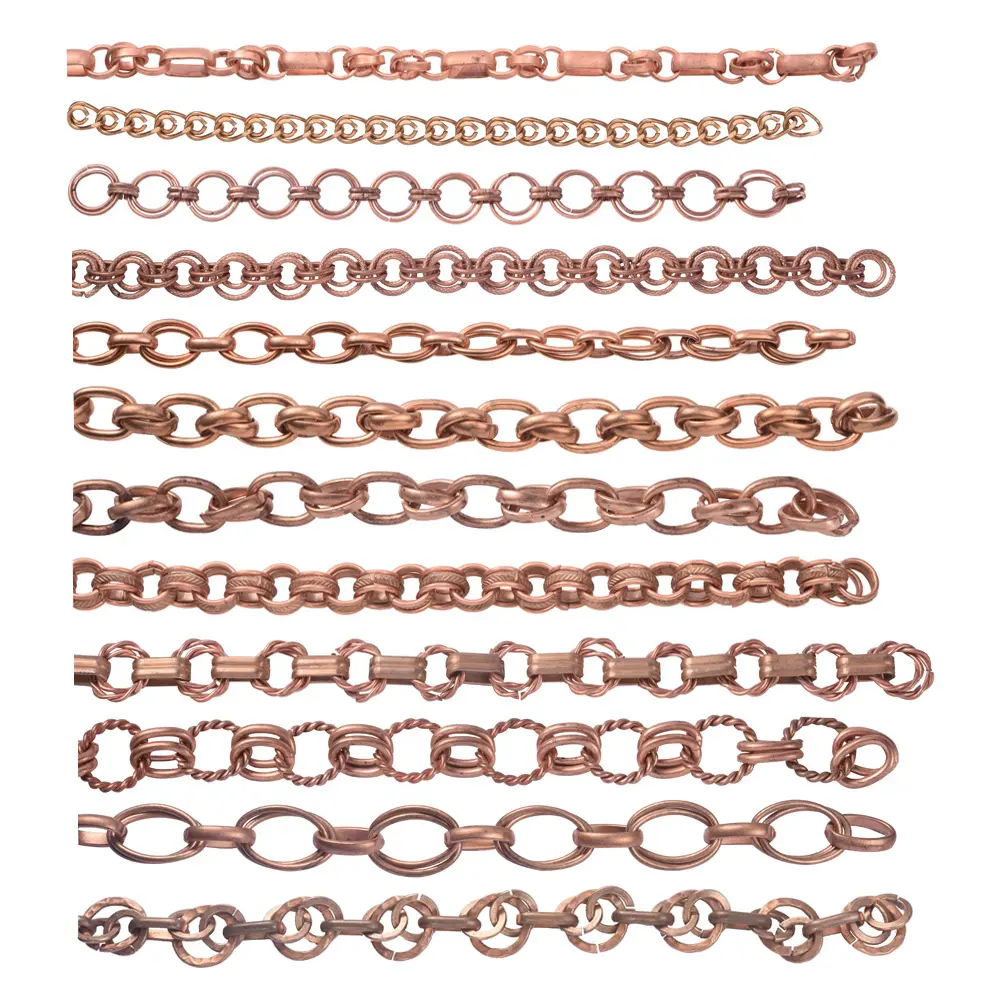 Cadena paralela de cobre multifuncional y práctica, anillo multicapa, personalizado, Clip para chupete, tobilleras