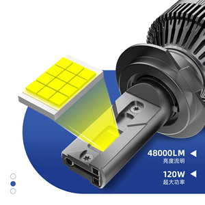 自動LEDライトH7H4Canbusフリー12V6500Kヘッドランプ電球H119005Hir2LEDヘッドライトH4H7Hb4車用電球 - Product Image 5