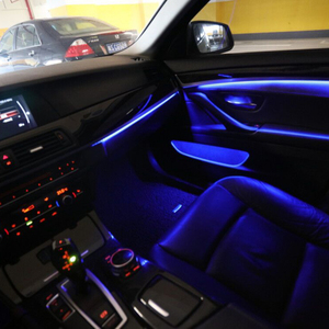 แถบไฟนีออนตกแต่งรถยนต์2010 2017แถบไฟสร้างบรรยากาศ9สีสำหรับ BMW 1 2 3 4 5 6 7ชุด - Product Image 1