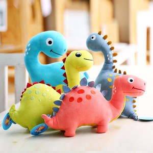 热卖可爱恐龙毛绒玩具儿童礼品软动物Plushie娃娃扔枕头Juguetes de peluche de dinosaurio