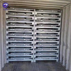 Logística de transporte plegable apilable de servicio pesado Contenedores metálicos a granel - Product Image 5