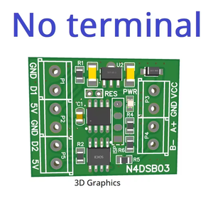 2CH <strong>RS485</strong> Modbus -55 to +125C Temperature Collector DS18B20 Sensor Adapter Board HMI PLC <strong>Analog</strong> <strong>Input</strong> Remote IO <strong>Module</strong> - Product Image 5