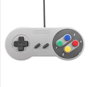 Controller di gioco con cavo USB per Nintendo SNES Gamepad per Computer MAC - Product Image 5