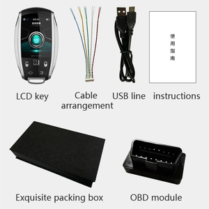B-ONE Luxurious Multi-language Universal Modified Liquid Crystal <strong>Key</strong> for BMW Benz Lexus Ford KIA Smart Remote Car <strong>Key</strong>