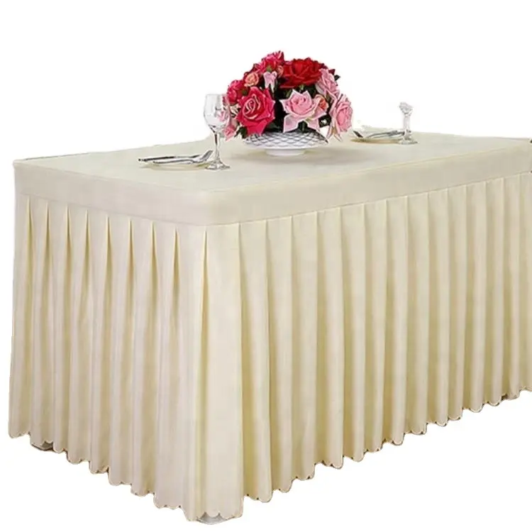 Tabela de pano fabricante atacado de alta qualidade de pano de mesa para hotel, casamento