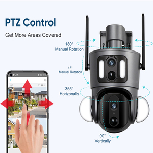 UBOX 4MP/8MP Solar-Überwachungs kamerasystem 10x optischer Zoom HD Wireless Dual Lens Auto Tracking Home Security IP-Netzwerk kamera - Product Image 2