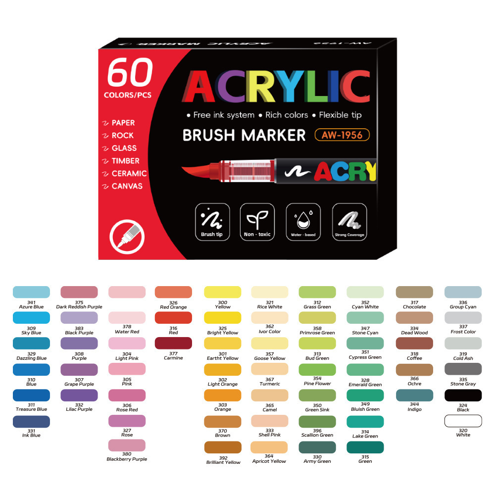 60 couleurs