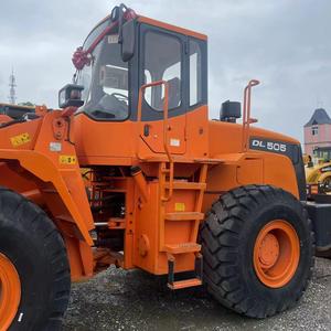 Оригинальный подержанный колесный погрузчик Doosan DL505 Подержанный DOOSAN DL505 большой размер ковш грузовик погрузка и разгрузка DOOSAN оборудование - Product Image 4