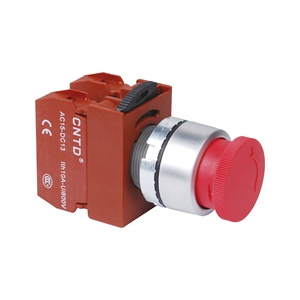 CNTD C2PNM3 fungo auto-Resetting testa del selettore rotante che si blocca con avvio momentaneo illuminato interruttore a pulsante di arresto di emergenza - Product Image 6