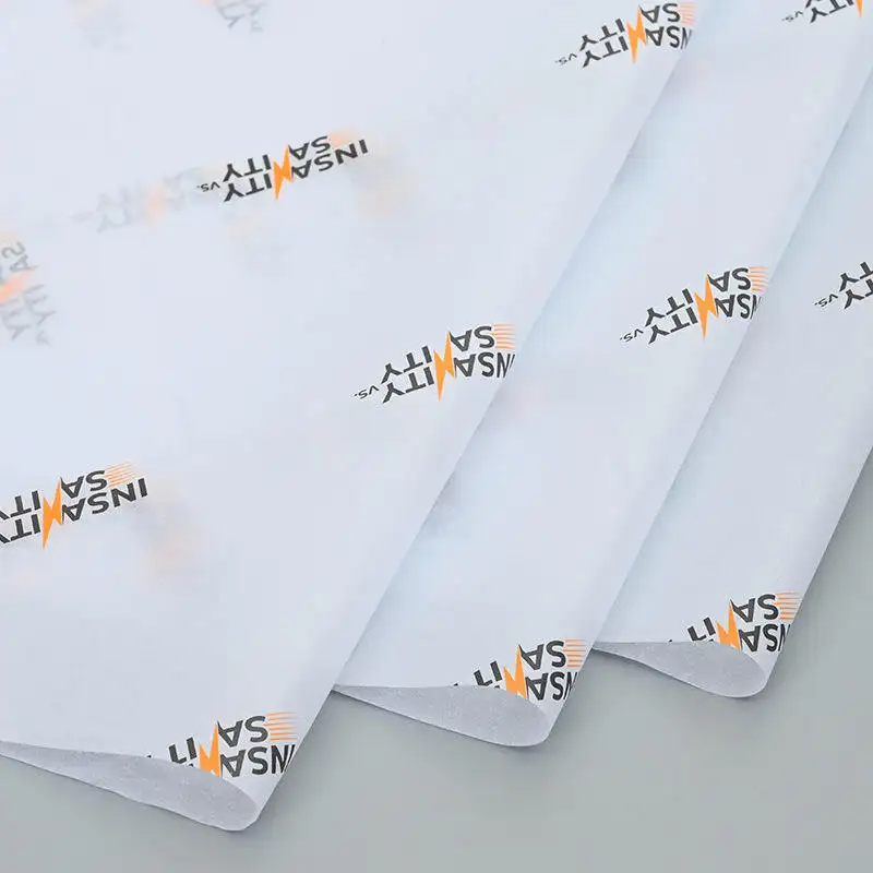 Logotipo personalizado por atacado 17g presente/roupas de embrulho papel de seda caixa de embalagem de presente papel transparente