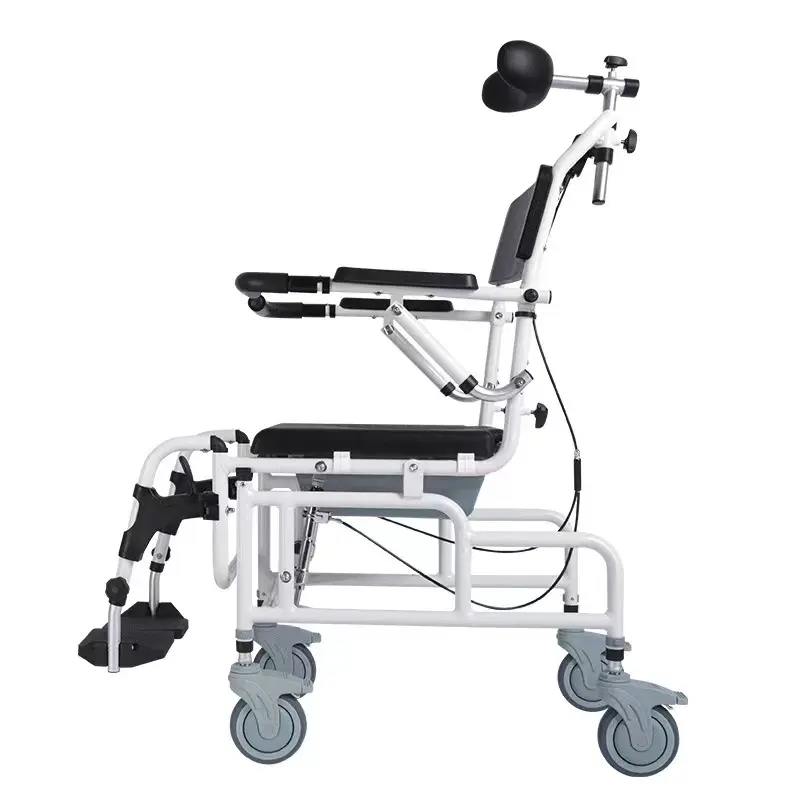 BQ8001A-Silla de inodoro plegable de Metal antideslizante para personas mayores, productos de acero