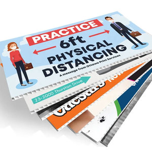 Toowin In Ấn Realator Dấu Hiệu Sân Canada Áp phích PVC 10 "X20" Con Chó Phản Quang Tùy Chỉnh Dấu Hiệu Sân - Product Image 5