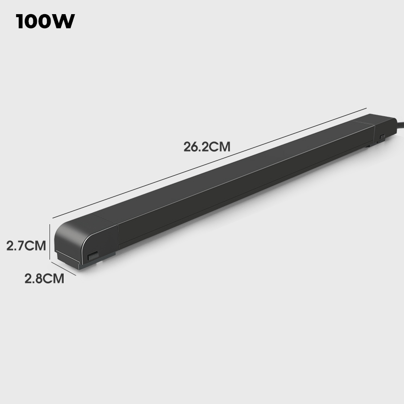 GN/100W-48V ตัวขับพื้นผิวสีดำ