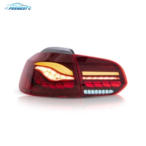 Tam LED park lambaları VOLKSWAGEN GOLF 6 için MK6 2009 2010 2011 2012 2013 2014 ejderha ölçekler koşu işık sıralı gtd gti - Product Image 1