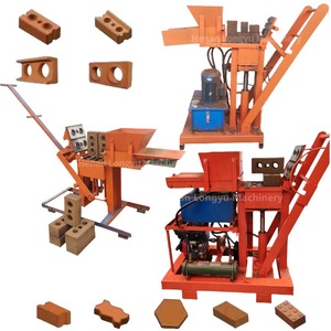 <strong>Automated</strong> Fly Ash Hollow <strong>Block</strong> <strong>Maker</strong> with Customizable Clay Soil Interlocking Brick Mold