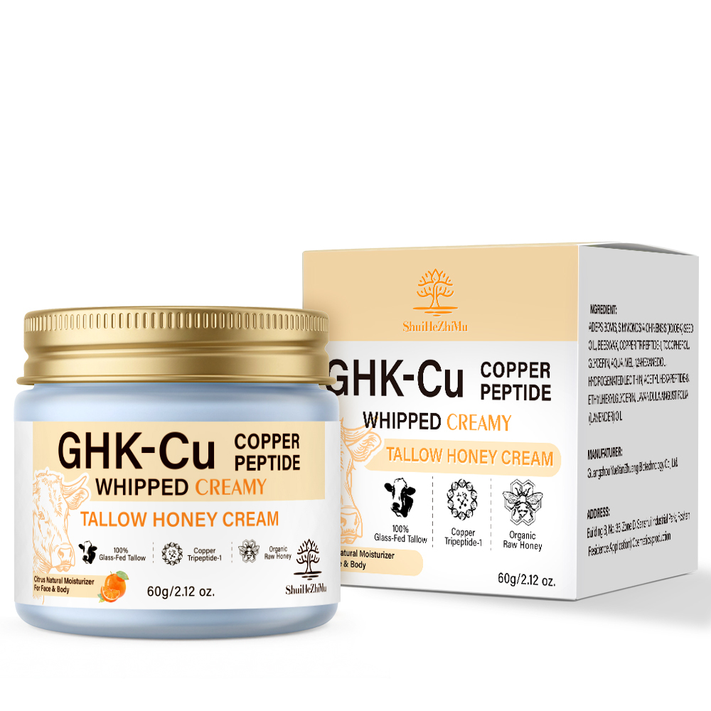 Crème au miel et au suif fouetté GHK-Cu (agrumes)