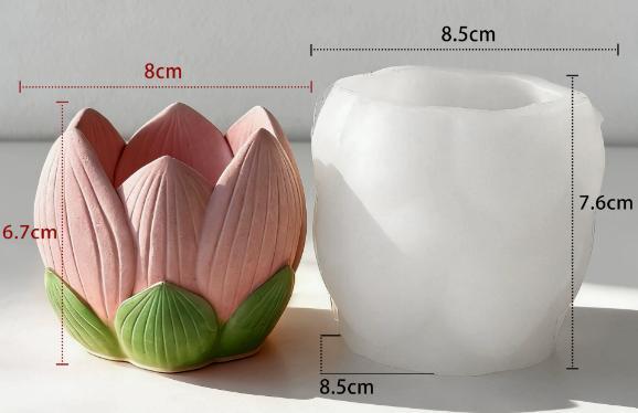 Porte-bougie blanc ou pot à succulentes