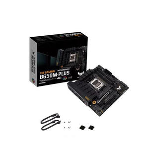 Placa-mãe TUF GAMING B650M-PLUS para desktop <span class=keywords><strong>AMD</strong></span> 128GB AM5 com suporte de soquete AM 7000 Series