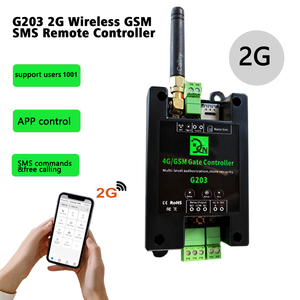Системы контроля доступа 2G GSM Открыватель ворот дистанционное управление реле переключатель беспроводной Открыватель двери для барьерных затворов гаражные распашные двери - Product Image 4