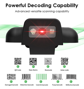 Portable Back Clip Wireless 1D 2D <strong>QR</strong> Barcode Reader PDF417 Data Matrix <strong>Code</strong> <strong>Image</strong> <strong>Scanning</strong> - Product Image 2
