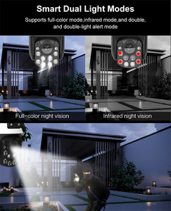 Network Auto Tracking 6MP Ptz 30X Zoom Security Wifi Dual Lens Sim Card 4G <strong>Camera</strong> - Product Image 3