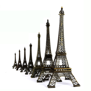 Promozione pairs tour Eiffel modello tower, francia souvenir di bronzo artigianato Eiffel