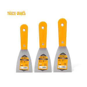 DingQi ใบมีดสแตนเลสสตีลสารพัดประโยชน์,มีดขูดสีโป๊วพร้อมด้ามจับ PVC - Product Image 6