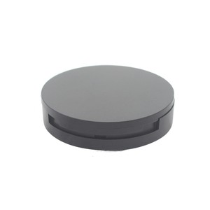 Forma rotonda scatola di polvere compatta vuota nero plastica pressata compatto contenitore di imballaggio in polvere con specchio - Product Image 6