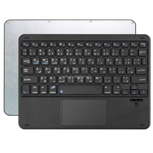 Teclado Bluetooth compacto y portátil universal de fábrica con panel táctil para Windows/IOS/Android