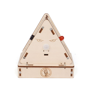 Fai da te assemblare in legno stelo Puzzle di programmazione scienza esperimento umano Mobile sensore di rilevamento giocattoli - Product Image 1