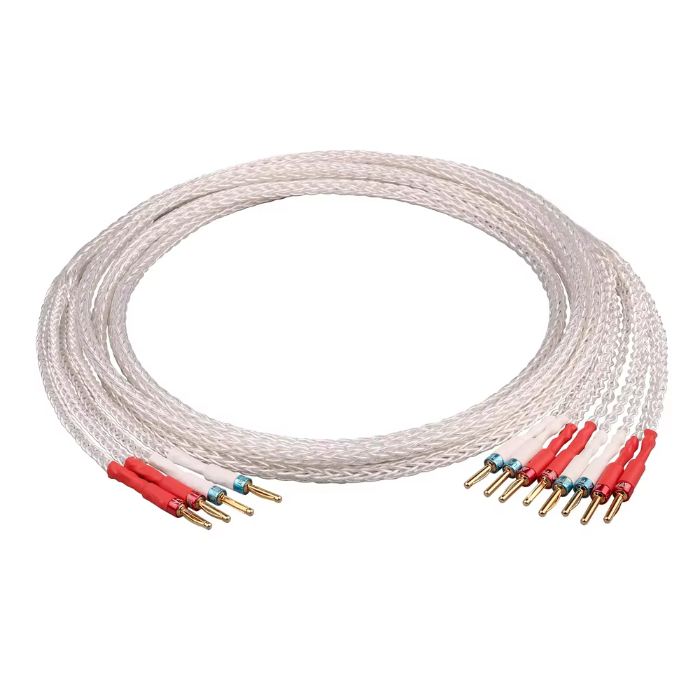 2 to 4 plus(biwired) white