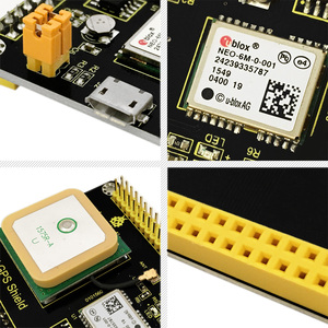 KS0216 Keyestudio RPI GPS Shield per Raspberry Pi 3 modulo GPS scheda di espansione - Product Image 3