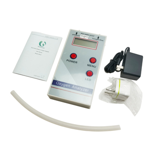 Sensor de concentración de pureza de contenido de O2 portátil, Detector de medición de presión de caudal de salida de Gas, analizador de oxígeno ultrasónico