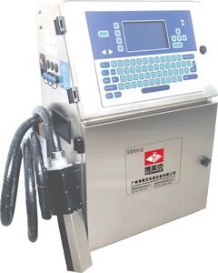 Timbro automatico continuo della data della stampante del codificatore a getto d'inchiostro per il sacchetto di plastica/macchina del codificatore del Bottlekjet dell'animale domestico - Product Image 1