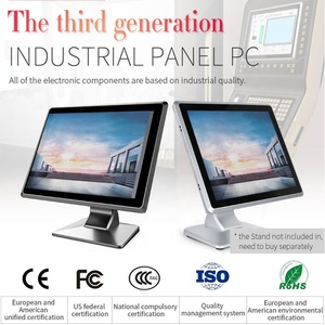 オールインワンデスクトップPCコンピューター17.3産業用防爆パネルPCIP69、j1900 i3 i5 i7内蔵wifi 4g - Product Image 4